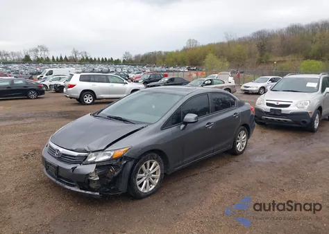2012 Honda Civic Ex from USA, damaged, VIN 19XFB2F86CE069297